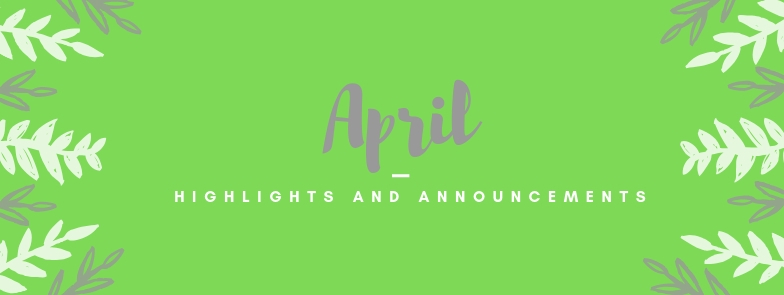 April at SJHS: Highlights and Announcements